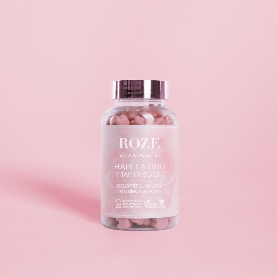 トリートメント pink rose pink Luxury Hair Caring Gummy Bears | Sugar Free | Roze Avenue