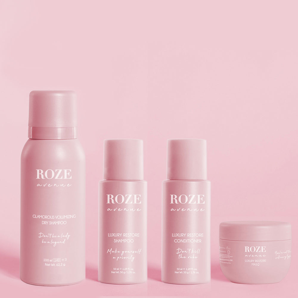 Semi Circle Travel Bag Set - Roze Avenue