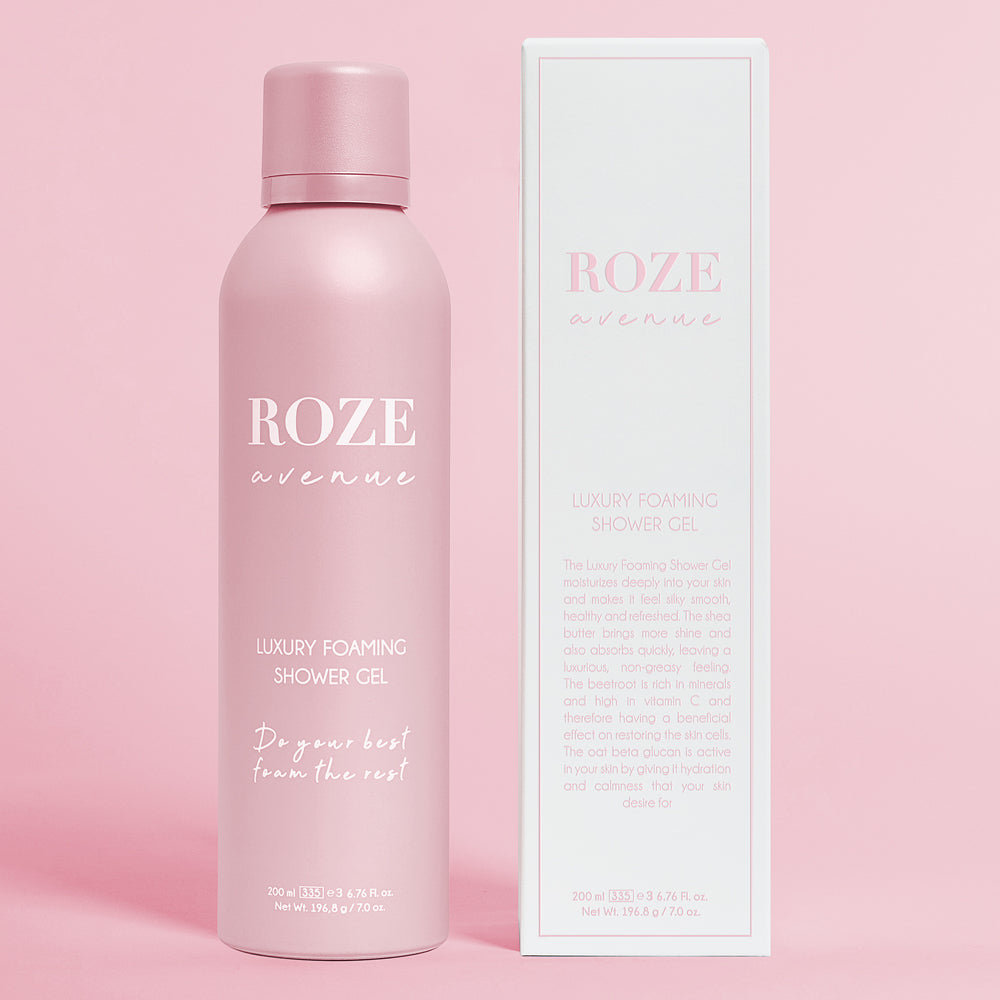 Luxury Foaming Shower Gel | Roze Avenue
